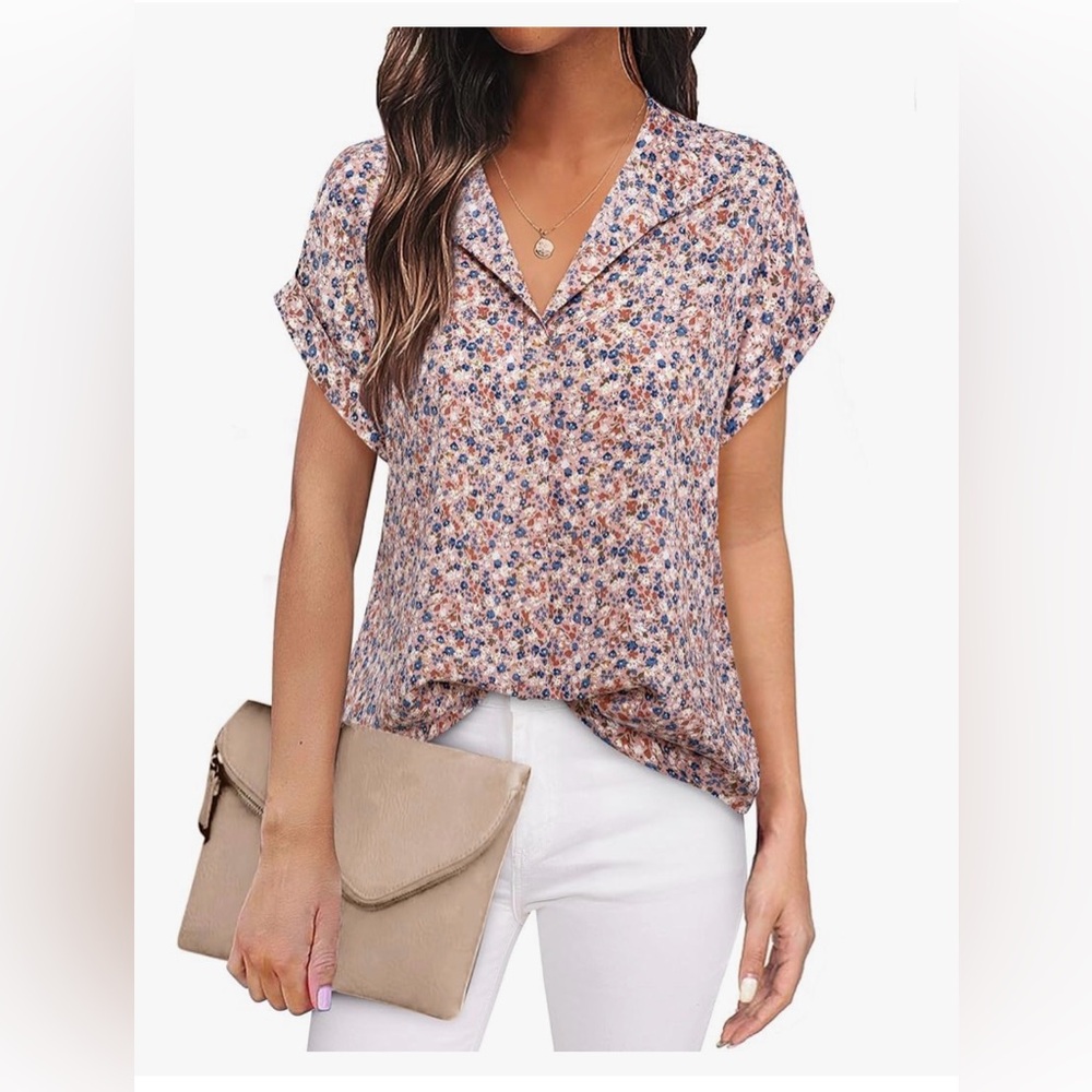 Floral Print Women's Blouse
